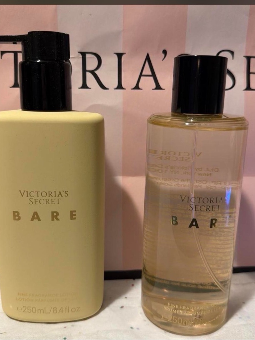 Victoria's Secret Bare Scented Body Lotion & Mist -